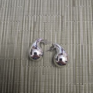 Elegant Silver Teardrop Earrings